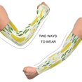 thumbnail image 4 of Manches de Bras Fruit Citron Été Vif Protection Solaire Manches Rafraîchissantes Manches de Soleil Unisexes en Soie Glacée avec Trou pour le Pouce pour Course Cyclisme Conduite Sports Extérieurs, 4 of 7