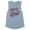 Stonewash Denim, variant on Dibs On The Cowboy Women's Muscle Tank Large Heather Grey