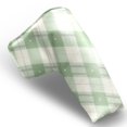 thumbnail image 2 of Golf Club Head Cover Waterproof Leather for Driver & Fairway Wood, Driver Headcovers, Golf Accessories for Men Women, Anti-Scratch, Golf Gift for Golfers, 1/3/5 Wood Cover White Green Checkered, 2 of 5