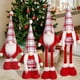 thumbnail image 1 of Muñeco de Papá Noel Navideño, Diseño Elástico, Fibra de Poliéster Suave, Decoración Festiva de Rudolph, Altura Ajustable, Decoración de Mesa para El Hogar, 50 Cm, Accesorio Festivo Caprichoso, 1 of 4