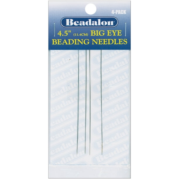 Beadalon Big Eye Beading Needles, 4Pack