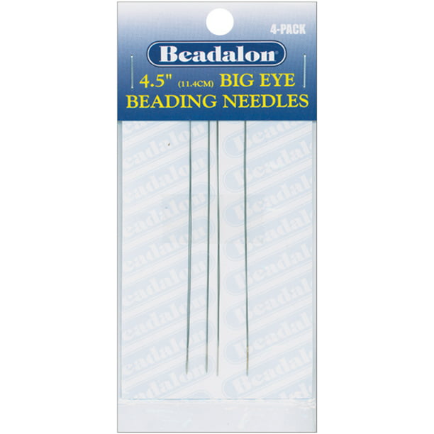 Beadalon Big Eye Beading Needles, 4-Pack - Walmart.com