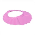 thumbnail image 3 of Douhoow Baby Safe Bath Shower Hat Wash Hair Shield Adjustable Elastic Shampoo Cap, 3 of 9
