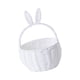 thumbnail image 2 of Cesta de almacenamiento tejida, cesta de comestibles, contenedor, cesta decorativa, cesta bonita hecha a mano Blanco, 2 of 9