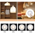 thumbnail image 4 of 3pcs Led Dimmable Wireless Puck Lights With Remote Control Lights Stick Anywhere For Cabinet Showcase Wardrobe, 4 of 5