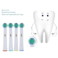 thumbnail image 3 of Replacement 4Pcs Electric Toothbrushes Replacement Heads Electric Toothbrush Accessories  Care, 3 of 8