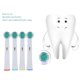 thumbnail image 1 of 4 cabezales de repuesto para cepillos de dientes eléctricos, accesorios para cepillos de dientes eléctricos, cuidado dental, 1 of 9