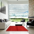 thumbnail image 6 of Ahgly Company Indoor Square Contemporary Neon Red Abstract Area Rugs, 4' Square, 6 of 6