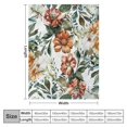thumbnail image 4 of Orinice  Floral Blanket Gifts for Women Vintage Colorful Flower Botanical Plant Farmhouse Throw Blankets for Room Bed Couch Decor Soft Lightweight Warm Cozy Blossom Modern Aesthetic Throws  40x50in, 4 of 6