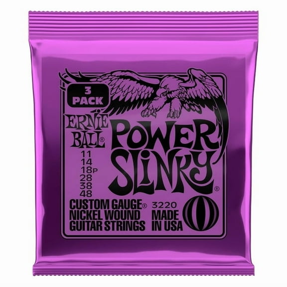 Ernie Ball Electric Guitar Nickel Plated Steel Wound Strings