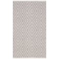 thumbnail image 1 of Safavieh Montauk 2'6" X 4' Hand Woven Cotton Rug in Gray and Ivory, 1 of 2