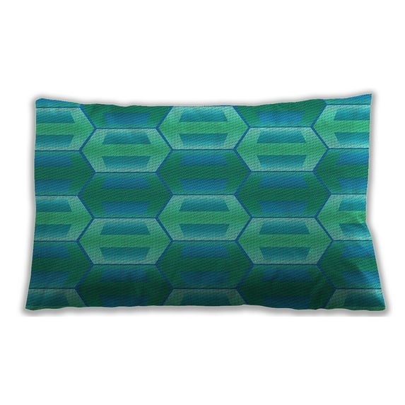 Ahgly Company Indoor Rectangular Contemporary Lumbar Throw Pillow, 13 inch by 19 inch