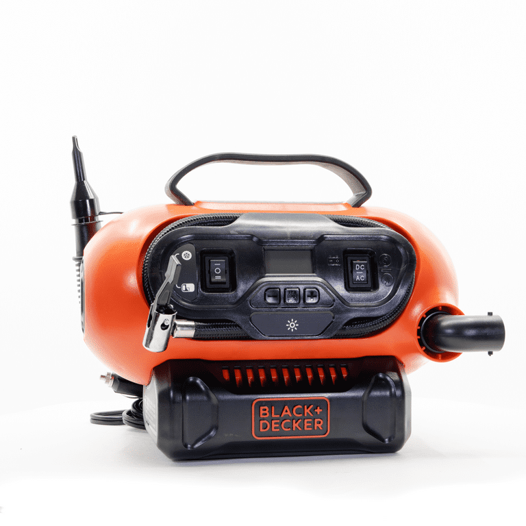 Black and decker sale portable tire inflator