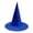 A-Blue497, variant on Yuanlong Unisex Hat Lightweight Velvet Pointed Wide Brim Witch Hat Halloween Dress Up Cosplay Stage Show Novelty Costume Hat
