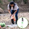 thumbnail image 4 of QUMIIRITY Long Tongs For Grabbing Trash Grabber Tool Aluminium Alloy Green 1Pack, 4 of 8