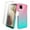Pink/Teal, variant on Samsung Galaxy A22 5G Case With Built-in Screen Protector, Rosebono Hybrid Glitter Sparkle Transparent Colorful Gradient TPU Skin Cover 360 Protection Case For Samsung Galaxy A22 5G (Pink/Teal)