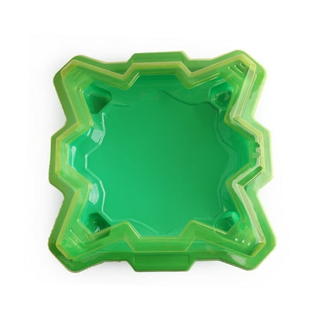 

Green Plastic Gyro Battle Disc for Arena Gyro Plate Toy for Kids Children Intell