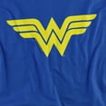thumbnail image 2 of DC Wonder Woman Logo Women's T Shirt, Royal, Small, 2 of 6
