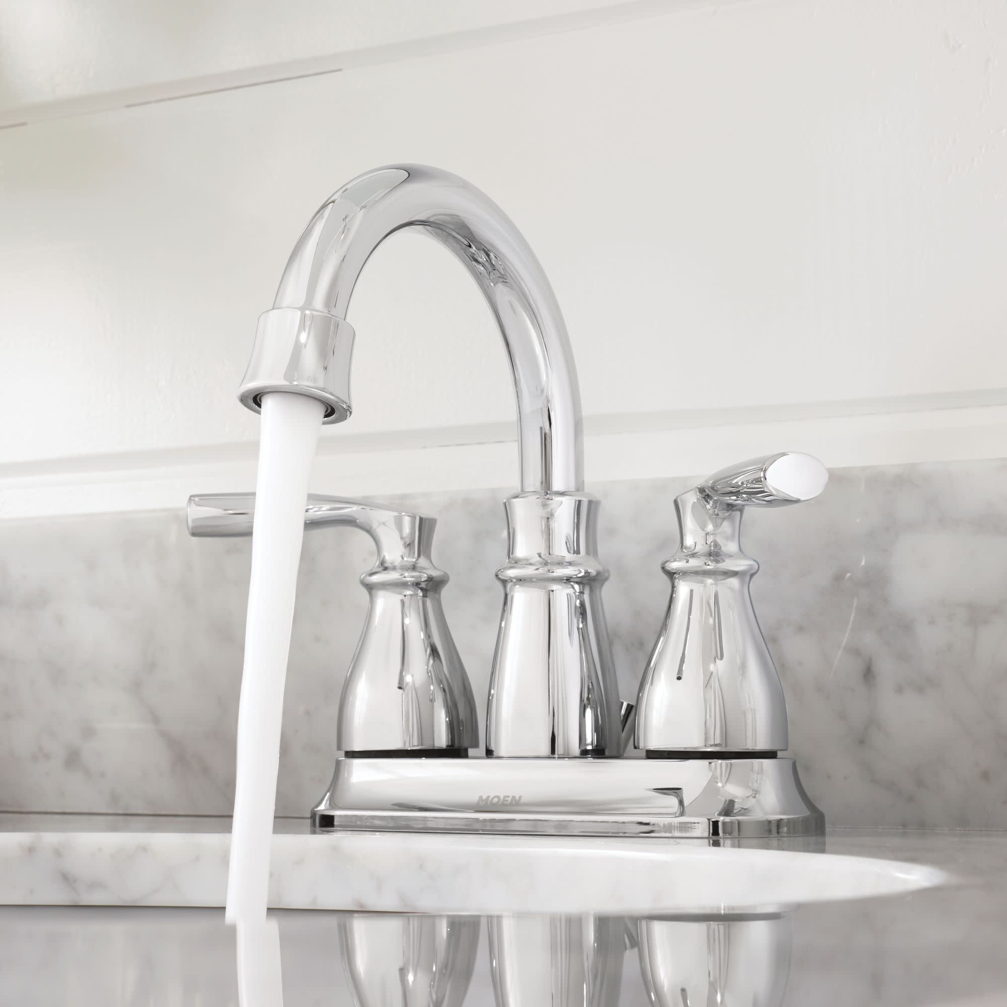 Moen Hilliard Two-Handle High Arc Bathroom Faucet