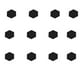 thumbnail image 1 of Toystoory 12 unids/set 3D Espejo Hexágono Etiqueta de La Pared Extraíble Calcomanía Decoración Del Hogar Arte DIY - Oro - 46x40x23mm Decoración del hogar Negro 46x40x23mm, 1 of 6