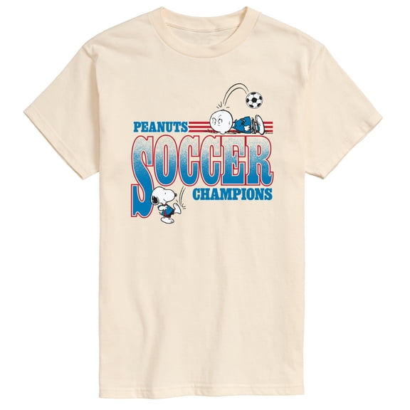 Peanuts - Soccer Champ Peanuts - Men's Short Sleeve Graphic T-Shirt