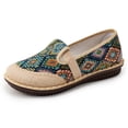 thumbnail image 2 of Ethnic Style Slip On Casual Shoes For Non Slip Soft Sole Lightweight Breathable Platform Sneakers, 2 of 6