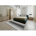 thumbnail image 5 of Ahgly Company Machine Washable Indoor Rectangle Transitional Platinum Gray Area Rugs, 5' x 8', 5 of 7