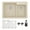 Bisque, variant on Karran Usa QT-811-GR-PK1 Quartz Qt 33" Drop In Double Basin Quartz Composite Kitchen Sink