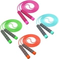 thumbnail image 1 of Kids Skipping Rope,Adjustable Skipping Rope For Boys And Girls 3-12 Years Old, School Game Outdoor Activity Fitness Fat Burning Exercises,240Cm Skipping Rope(2 Packs), 1 of 4