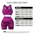thumbnail image 4 of XXXFLOWER Camouflage Vest and Shorts Set（Rose Red）M, 4 of 5