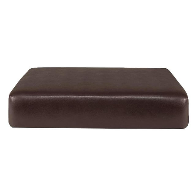 jifeng Housse de Coussin de Siège de Sofa en Cuir PU Imperméable Protecteur Coffee_1 Seater
