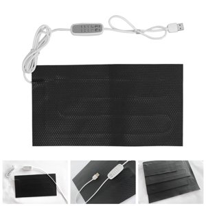 Couvercle de chauffage électrique,Température Régulateur Plaque chauffante USB Pad chauffant Pad chauffant fidèle à sa promesse