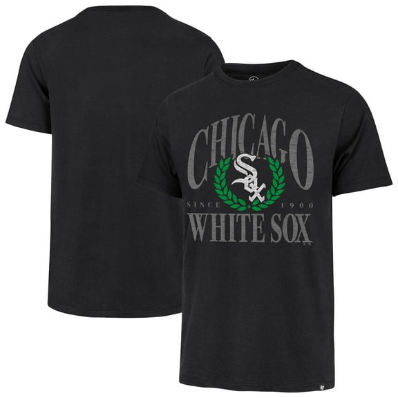 Men's '47 Black Chicago White Sox Pitchout Franklin T-Shirt