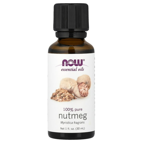 NOW Foods Nutmeg Oil Pure, 1 Fluid Ounce