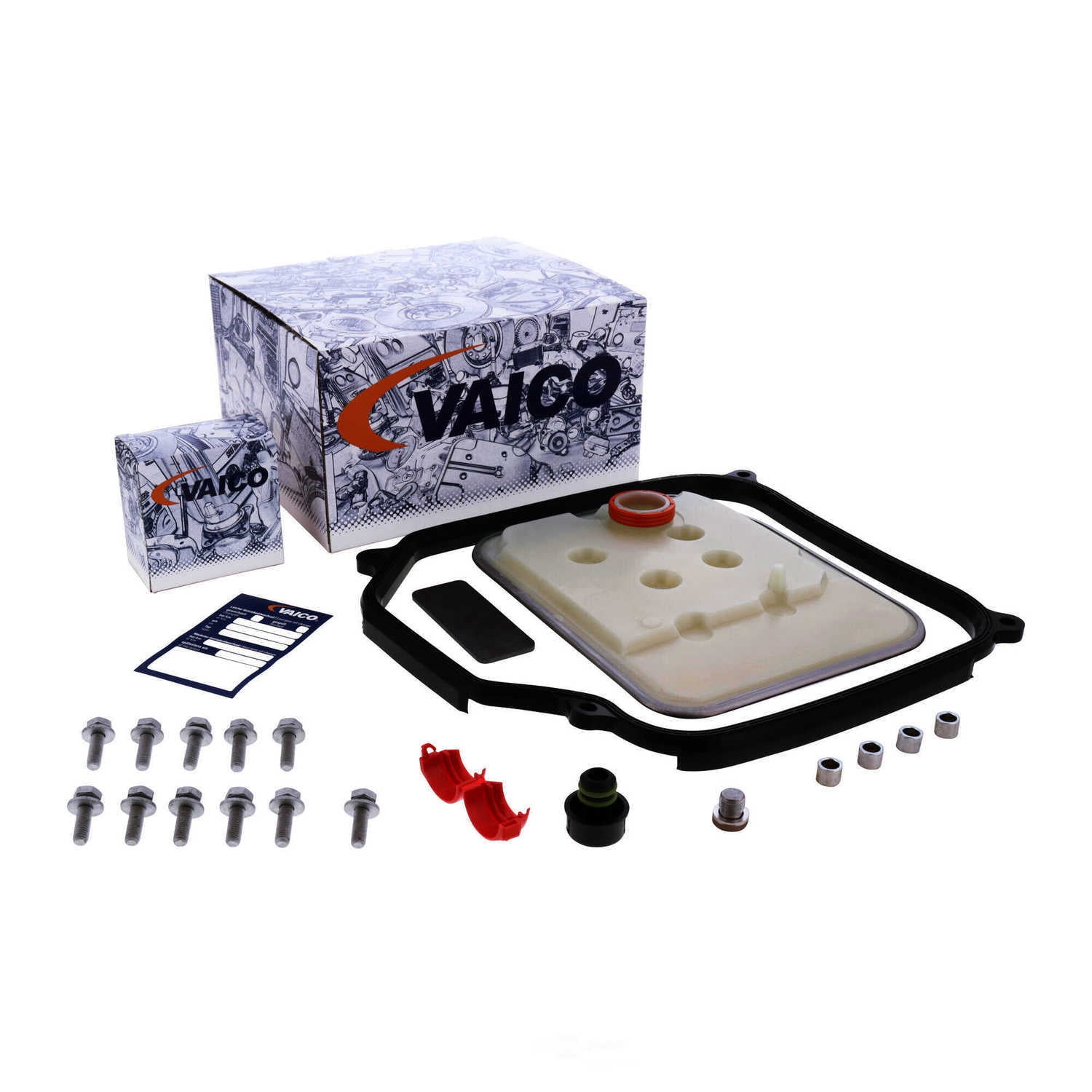 VAICO V10-3847-BEK Filter W/ Oil Pan Gasket and Instl Hardware, Filter W/ Oil Pan Gasket and Instl
