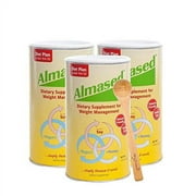 Almased Meal Replacement Shake (3 Pack) with Bonus Bamboo Spoon - 17.6 oz Powder - High Protein Weight Loss Drink, Fat Metabolism Booster - Vegetarian, Gluten Free - 30 Total Servings