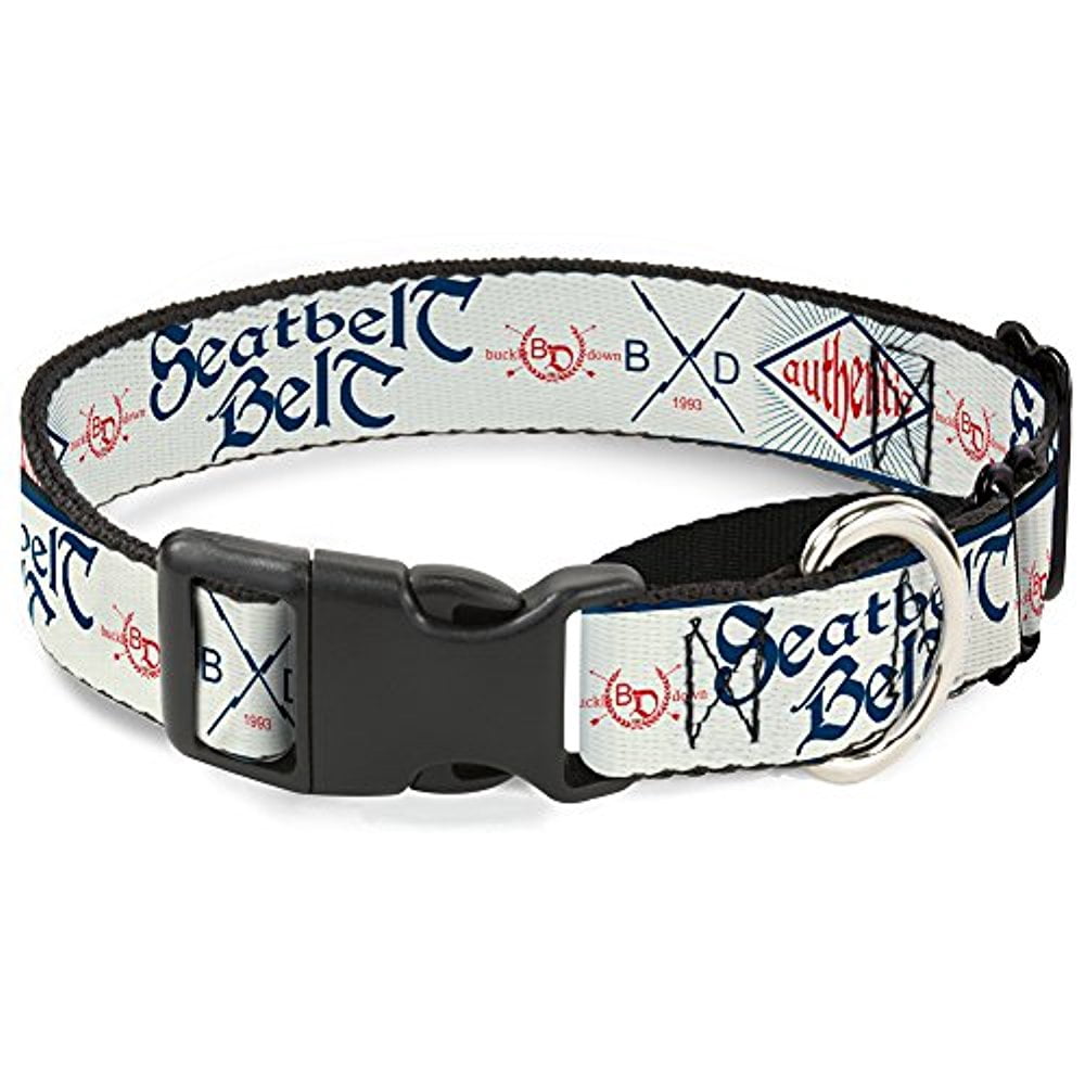 Buckle-Down Multicolor Blocks Martingale Dog Collar