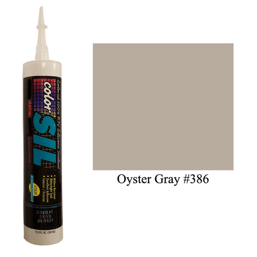 Silicone Colored Caulk Cbp 386 Oyster Gray Satin Finish Walmart Com Walmart Com