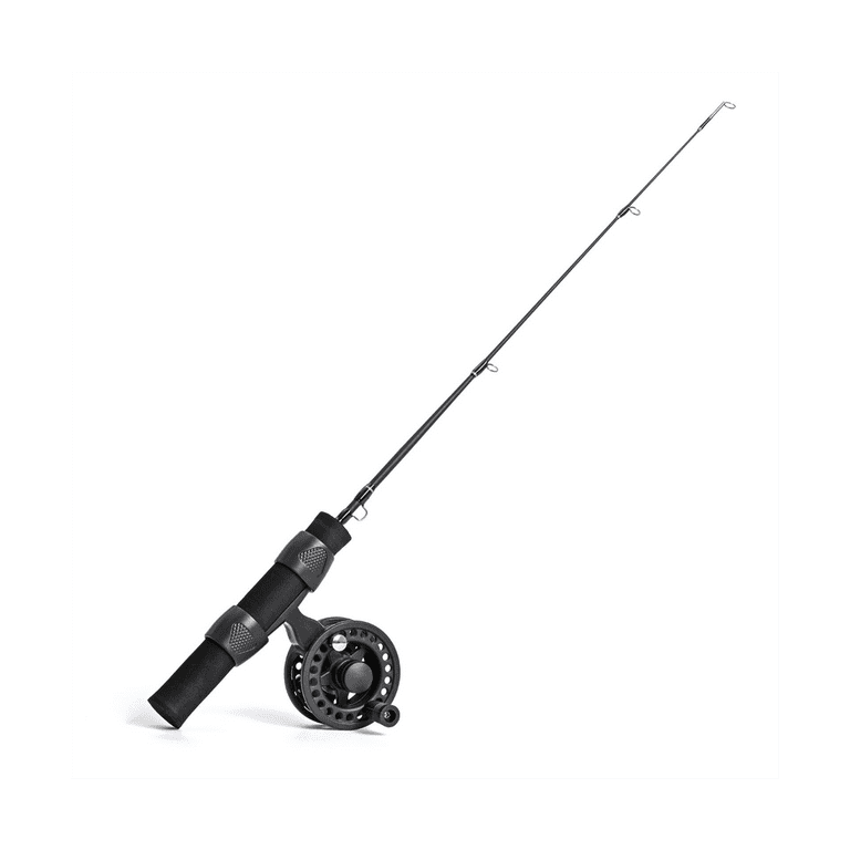 51cm Winter Fishing Rod Fishing Rod Reel Combo Set Portable Ultra-Short  Antiskid Grip Tackle Fisherman 