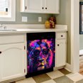 thumbnail image 3 of Colorful Lion with Sunglasses Art Dishwasher Magnet Cover Decorative Sticker for Home Cabinet Kitchen 23" x26", 3 of 5