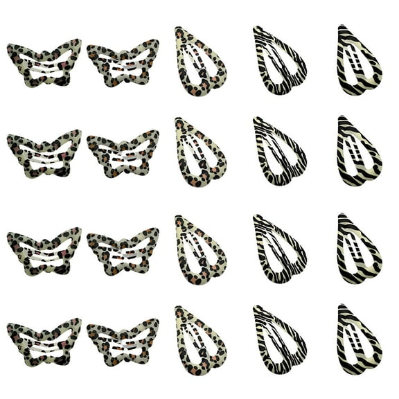 DESIGNICE 20Pcs Baby Hair Clips,Personalized Pattern Design Toddler Hair Clips,High-Quality Material Production Toddler Hair Accessories,Colormixing1,1.57"