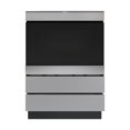 thumbnail image 1 of SHARP SKCD24U0GS Stainless Steel Microwave Drawer Pedestal, Under-Counter Installation, Custom Front Panel Compatible, 2 Push-to-Open Doors, 1 of 10