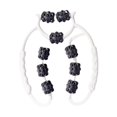 thumbnail image 3 of TOOYFUL 9 Wheels Arm Leg Massager 9 Wheels Massage Roller Sturdy Circular Leg Clamp Massage Roller, for Calves Hand Arm Black, 3 of 10