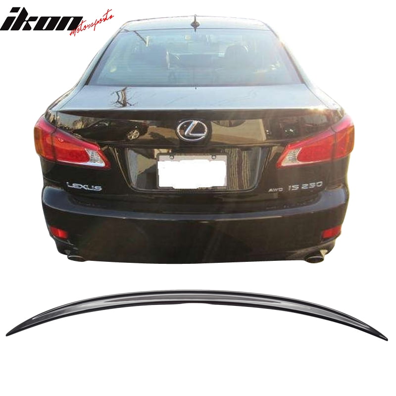 Fits 06-13 Lexus IS250 IS350 Sedan OE Factory Roof Spoiler Painted #1G1 Tungsten