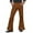 Coffee, variant on Men's 70s Vintage Flared Wide Leg Carnival Disco Trousers Elastic Stretch