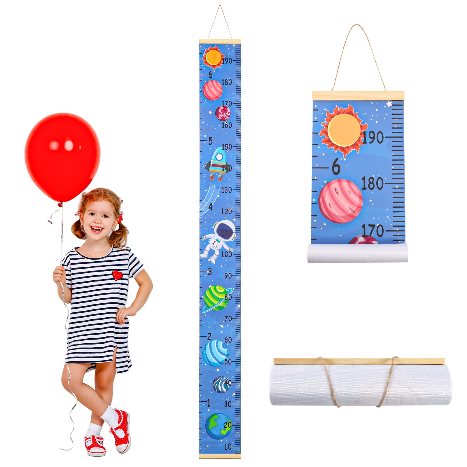 Taihexin Growth Chart for Kids, Childrens Height Chart, Wall Hanging
