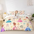 thumbnail image 3 of Manfei Western Kawaii Princess Duvet Cover Twin,Cute Flowers Daisy Bedding Sets Twin Size,Cartoon Castle Bed Set For Girls Kids,Breathable Home Decor Reversible（No Comforter）,2-Piece, 3 of 6