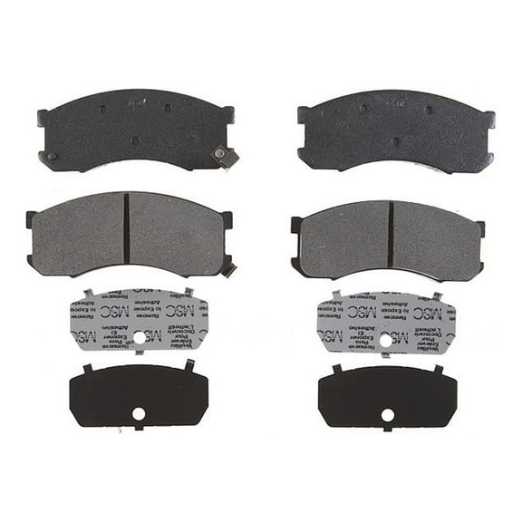 Raybestos PGD428M Professional Grade Semi-Metallic Disc Brake Pad Set Fits select: 1989-1991 MAZDA MPV