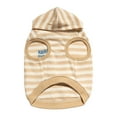 thumbnail image 4 of Oodles Tan Human Walker Striped Spring Bubble Hem Dog Hoodie, XS, 4 of 11