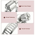 thumbnail image 4 of Abrazadera de manguera de engranaje de gusano, 24 piezas de abrazaderas de manguera ajustables de acero inoxidable de 1/2"-3/4" para asegurar mangueras, 4 of 5